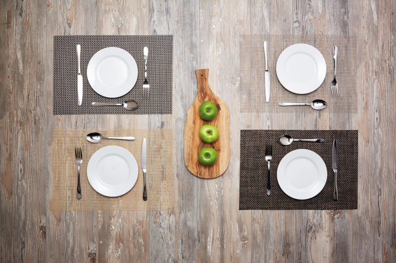 Load image into Gallery viewer, Kitchencraft Placemat Metallic 30 x 45 cm PVC goud antraciet
