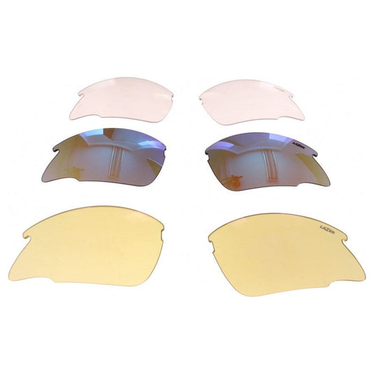 Lazer Lenzenset Argon Race ARR blauw geel transparant