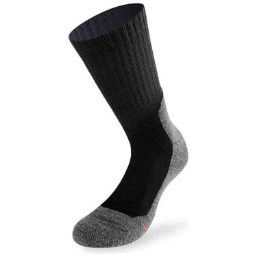 Lenz Wandelsokken Trekking 5.0 polyester zwart 2 paar maat 35-38