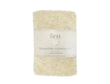 Lless Natuurlijke Schuurspons Loofah 2 Stuks