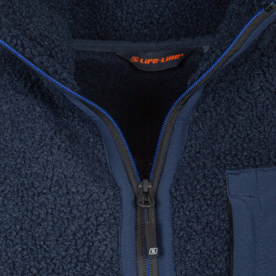 Load image into Gallery viewer, Life line Artic Sherpa Fleece Jack heren blauw maat S
