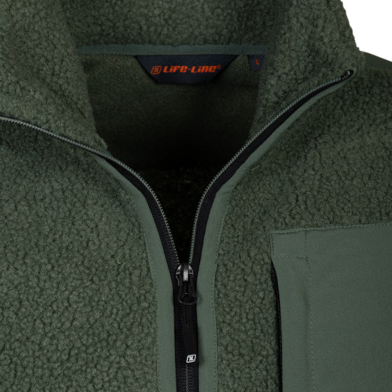 Load image into Gallery viewer, Life line Artic Sherpa Fleece Jack heren groen maat 4XL
