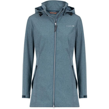 Life line Harper softshell parka dames blauwgrijs maat 42