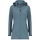 Life line Harper softshell parka dames blauwgrijs maat 42