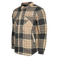 Life line Jervis Padded Flannel Shirt heren beige maat 3XL