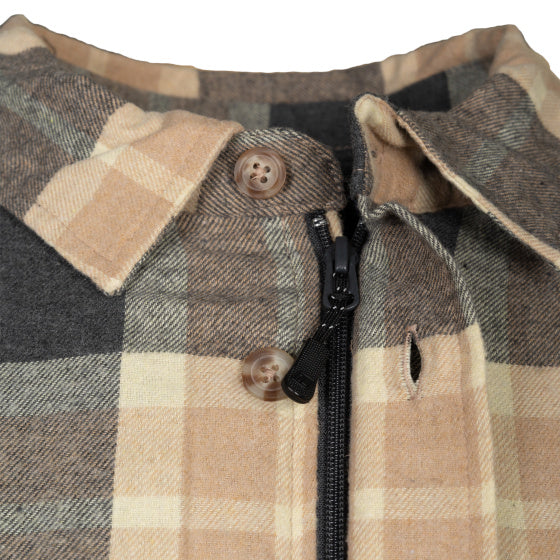 Load image into Gallery viewer, Life line Jervis Padded Flannel Shirt heren beige maat 3XL
