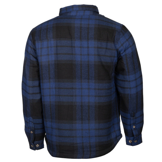 Load image into Gallery viewer, Life line Jervis Padded Flannel Shirt heren blauw zwart maat XXL
