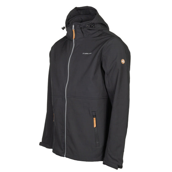 Load image into Gallery viewer, Life line Kasper softshell jacket heren zwart maat S
