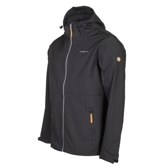 Life line Kasper softshell jacket heren zwart maat 3XL