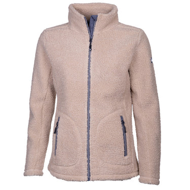 Life line Lorne Sherpa Fleecejas dames beige maat XXL
