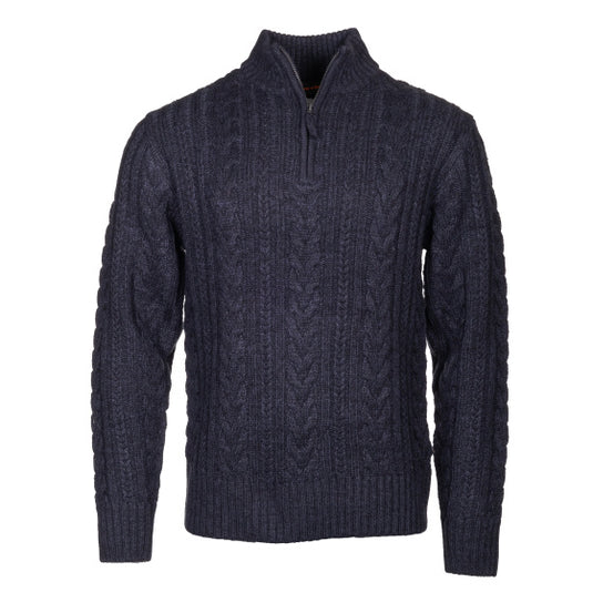 Life line Marcel sweater knit half zip heren donkerblauw maat 4XL