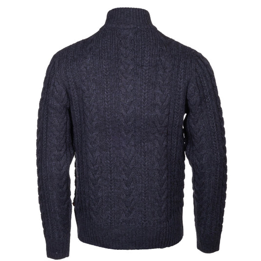 Life line Marcel sweater knit half zip heren donkerblauw maat L