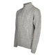 Life line Marcel sweater knit half zip heren lichtgrijs maat XL
