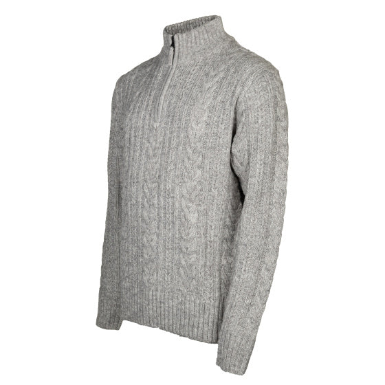 Load image into Gallery viewer, Life line Marcel sweater knit half zip heren lichtgrijs maat XXL
