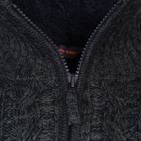 Life line Morgan 2 Morgan knit full zip heren groen maat 4XL