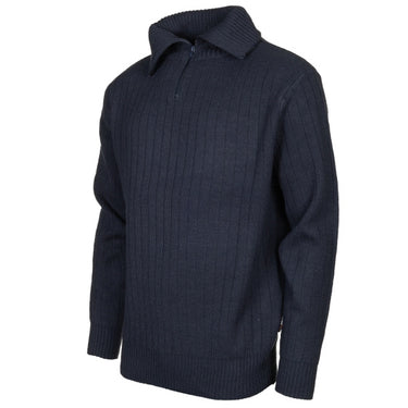 Life line PL Kotterstrui heren knit half zip blauw maat 4XL
