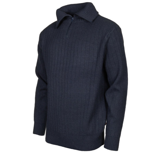 Life line PL Kotterstrui heren knit half zip blauw maat 4XL