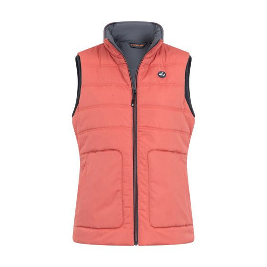Life line Tully Fake Down bodywarmer dames rood maat 4XL