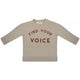 Little indians Sweater jongens katoen taupe maat 56