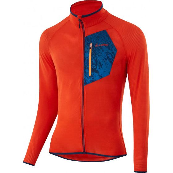 Load image into Gallery viewer, Löffler Outdoorvest heren polyester oranje blauw maat 46
