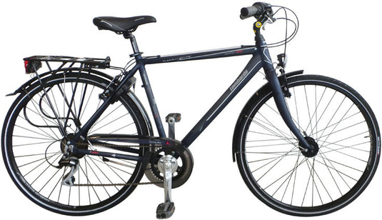 Lombardo Taranto 400 28 Inch 58 cm Heren 7V V-Brakes Antraciet