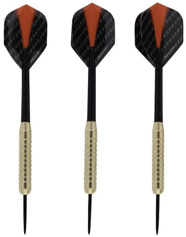 Longfield darts Steeltip Dartpijl Set 18 gram Zwart Donkerrood 3 stuks