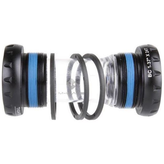 M-Wave Bottom bracket 68 73 x 41 mm zwart transparant