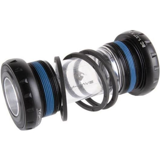 Load image into Gallery viewer, M-Wave Bottom bracket 68 73 x 41 mm zwart transparant
