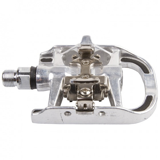 combination pedals SPD silver set