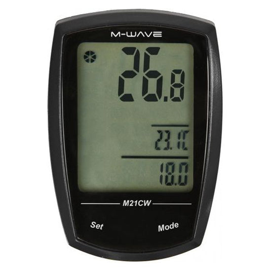 M-Wave Fietscomputer M21W touch draadloos zwart