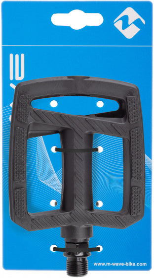 Load image into Gallery viewer, M-Wave Platformpedalen Steady Flat 84 x 93 mm zwart
