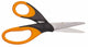 Masterclass Kruidenschaar 15 cm RVS rubber zwart oranje