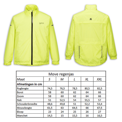 Sports jacket / Rain jacket Move size S