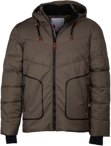 Maupiti Marck II padded winterjas heren grijsbruin maat L