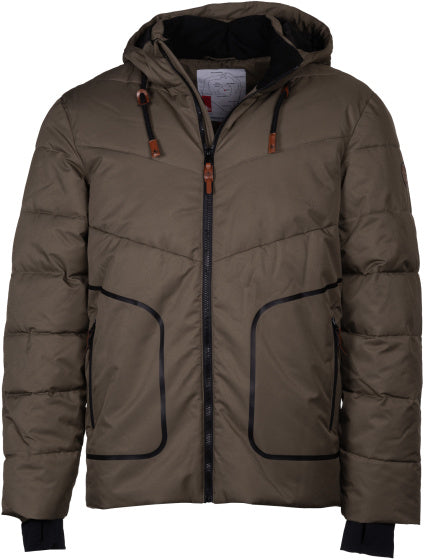 Load image into Gallery viewer, Maupiti Marck II padded winter jacket men grijsbruin maat 3XL

