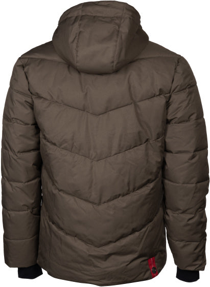 Load image into Gallery viewer, Maupiti Marck II padded winterjas heren grijsbruin maat M
