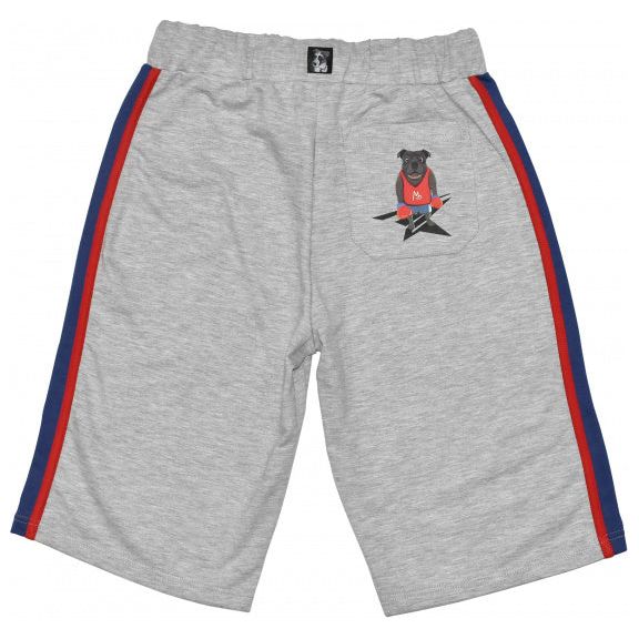 Load image into Gallery viewer, Max buddies Short Vito jongens polykatoen grijs maat 164
