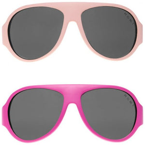 Mokki Click Change kinderzonnebril 2-5 jaar roze 2 stuks