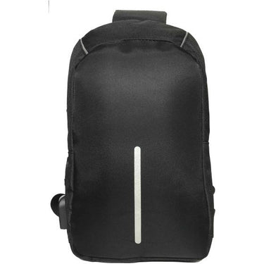 Must Schoudertas Zita 4 liter 19,5 x 7 x 29 cm polyester zwart