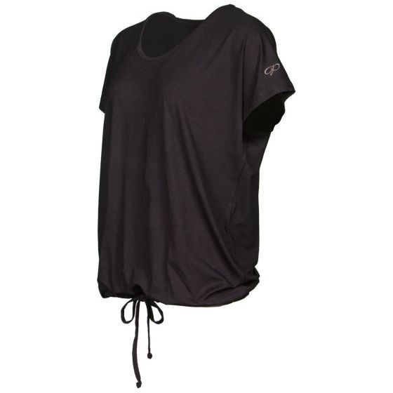 Load image into Gallery viewer, Papillon Loose fit sportshirt ronde hals dames zwart maat S
