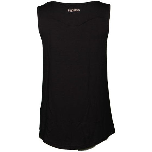 Papillon Singlet fitness shirt dames zwart maat XL