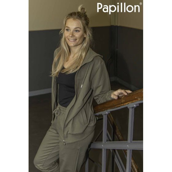 Load image into Gallery viewer, Papillon Sweat pants cuff dames camouflagegroen maat XXL

