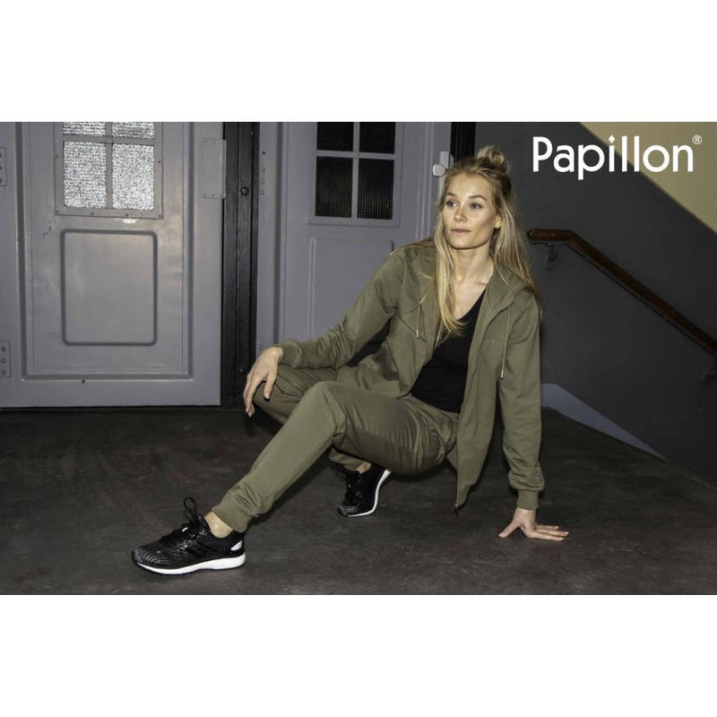Load image into Gallery viewer, Papillon Sweat pants cuff dames camouflagegroen maat XL
