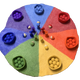Papoose Toys Papoose Toys 90cm Rainbow Mat