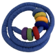 Papoose Toys Papoose Toys Blue Felt Rope and 7 Felt Doughnuts