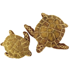 Papoose Toys Papoose Toys Brown Turtles 2pc
