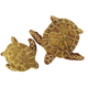 Papoose Toys Papoose Toys Brown Turtles 2pc