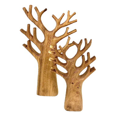 Papoose Toys Papoose Toys Carved Tree Set 2pc