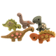 Papoose Toys Papoose Toys Dinosaurs Natural 5pc