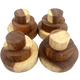 Papoose Toys Papoose Toys Disc Set Natural 12